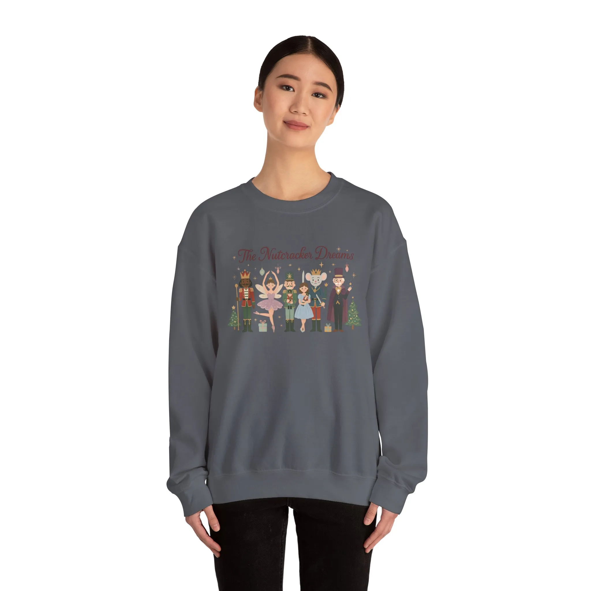 The Nutcracker Dreams Women's Christmas Sweatshirt, Cozy Holiday Sweater, Family - Partner Match Collection - Image 11