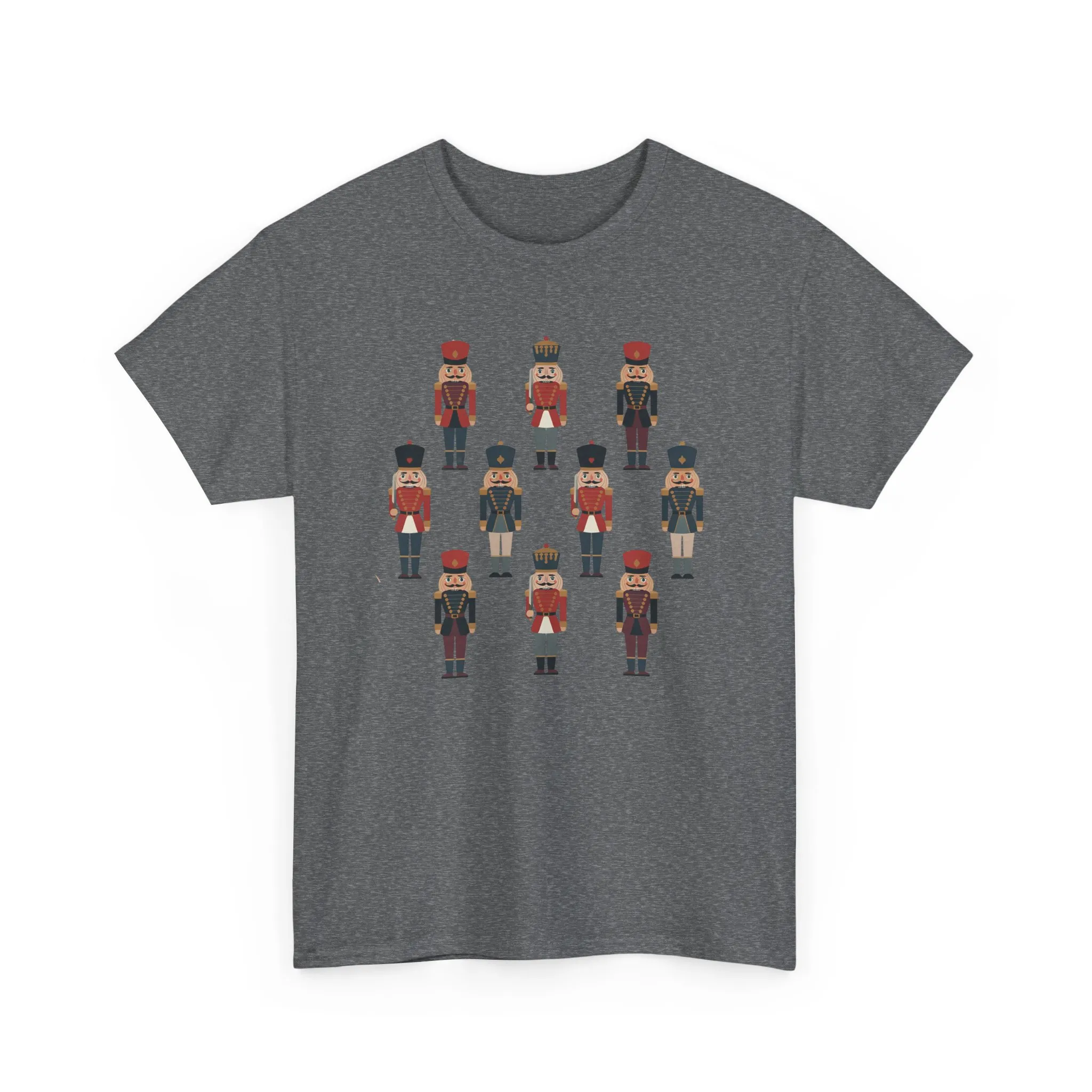 Nutcracker Soldiers Men's Christmas T-Shirt, Classic Holiday Tee, Family - Partner Match Outfit - Image 10