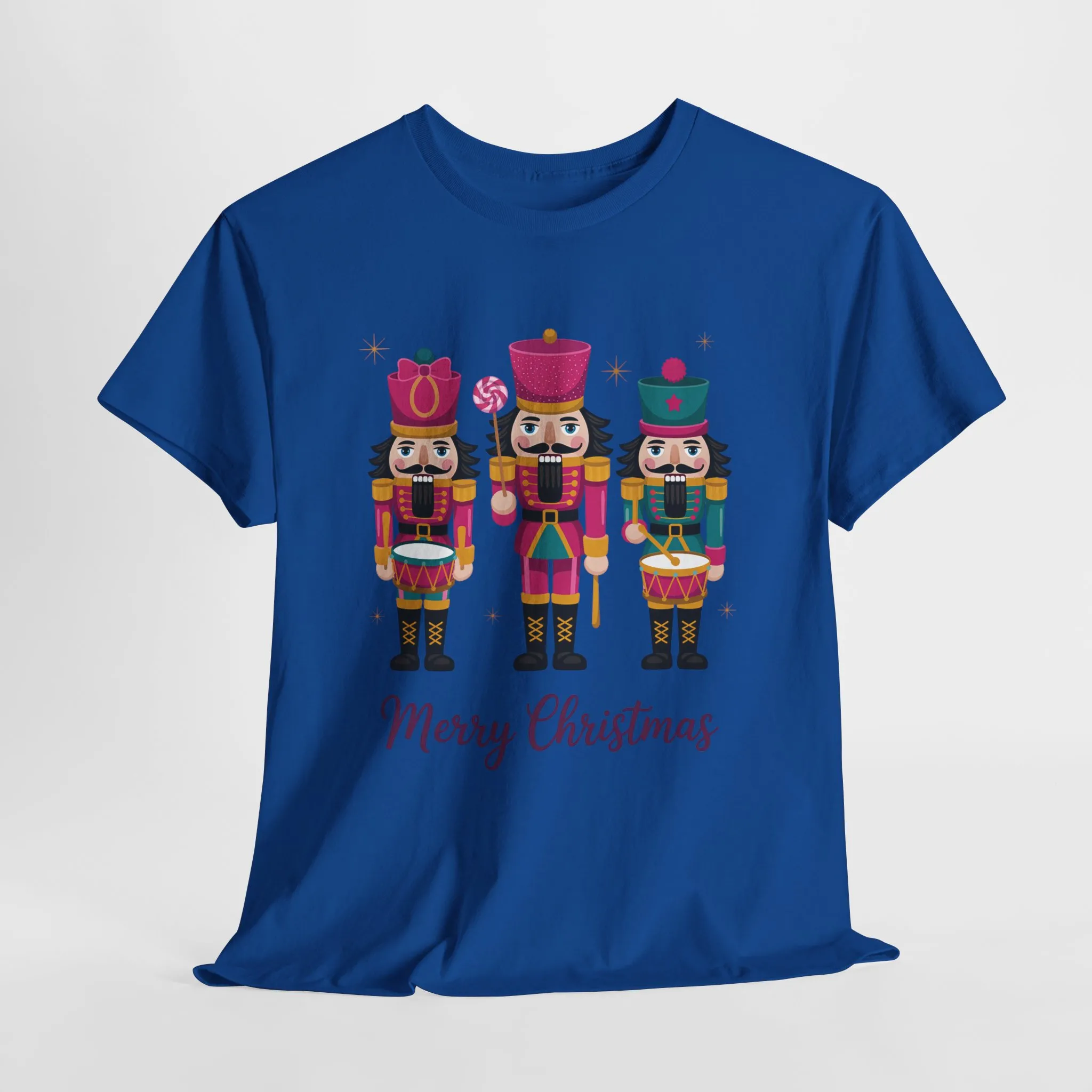 Three Nutcrackers Women's Christmas T-Shirt, Classic Holiday Tee, Mom - Daughter Family Match Christmas Outfit - Image 19
