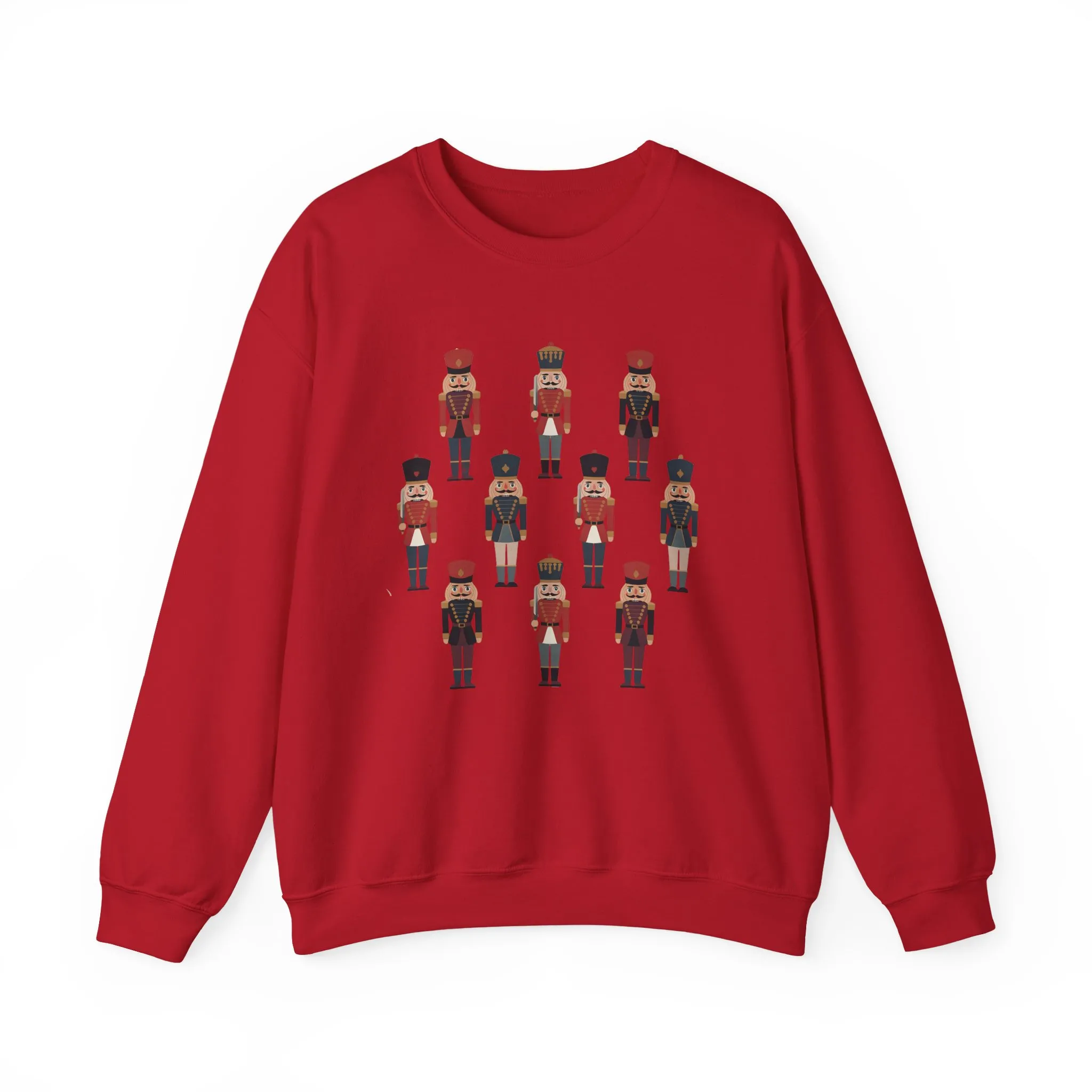 Nutcracker Soldiers Men's Christmas Sweatshirt, Classic Holiday Sweater, Family - Partner Match Outfit - Image 25