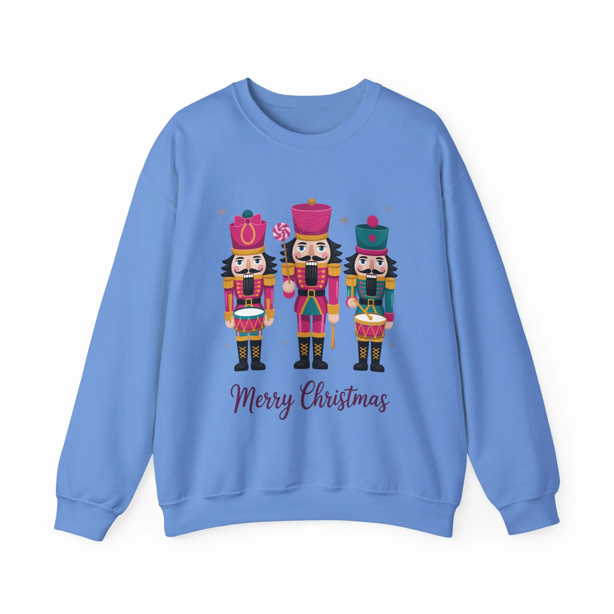 Three Nutcrackers Women's Christmas Sweatshirt, Cozy Holiday Sweater, Mom - Daughter Family Match Christmas Outfit - Image 13