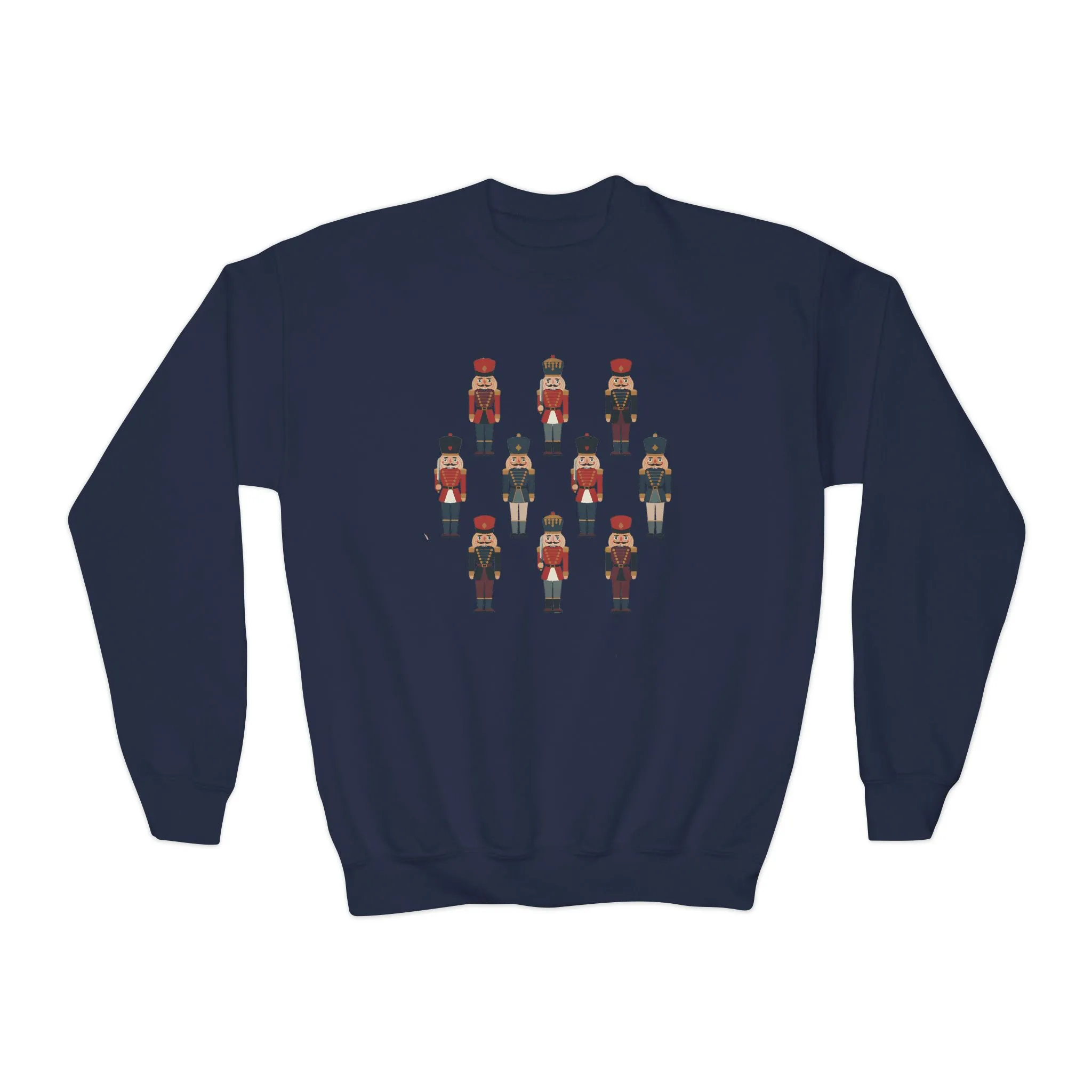 Nutcracker Soldiers Kids Christmas Sweatshirt, Cozy Holiday Sweater for Boys - Girls, Family - Partner Match Outfit - Image 13