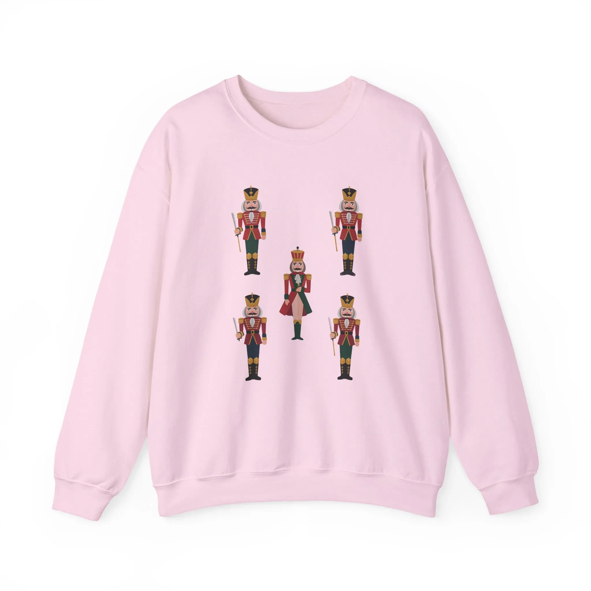 Nutcracker Royal Guard Women's Christmas Sweatshirt, Cozy Holiday Sweater, Family - Partner Match Outfit - Image 19