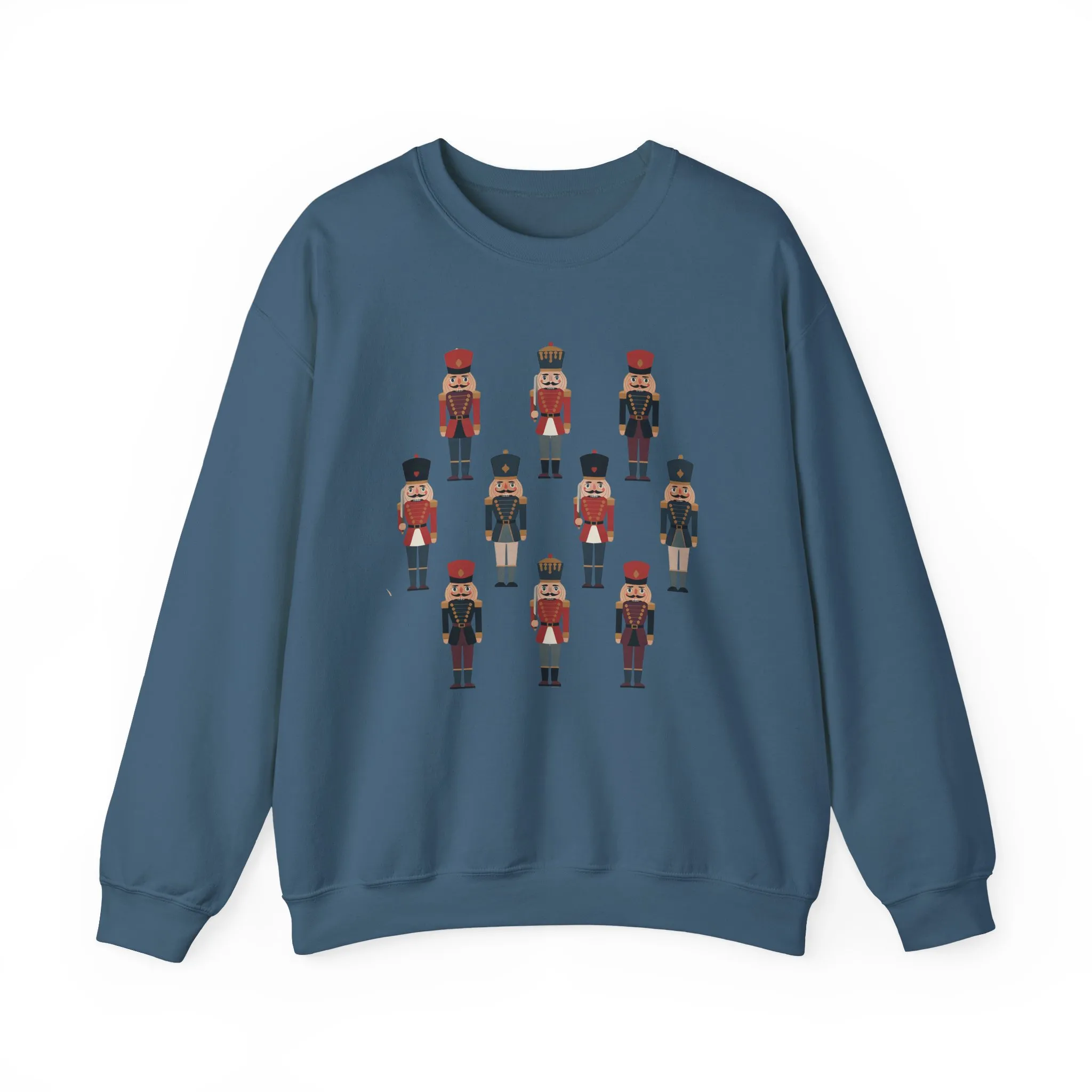 Nutcracker Soldiers Men's Christmas Sweatshirt, Classic Holiday Sweater, Family - Partner Match Outfit - Image 13