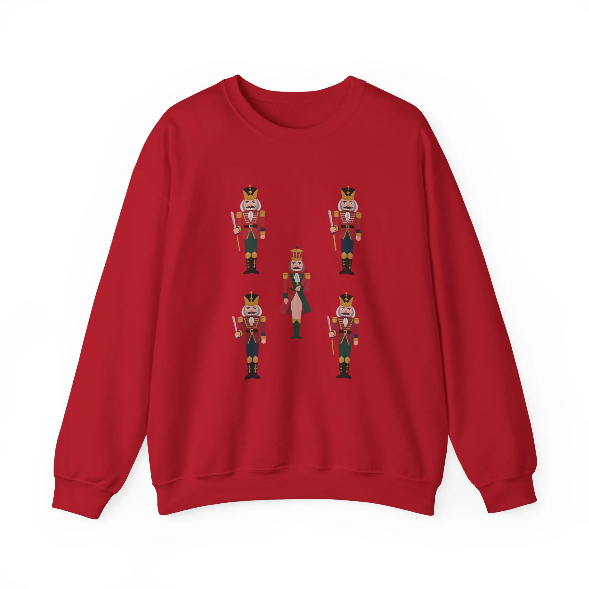 Nutcracker Royal Guard Men's Christmas Sweatshirt, Classic Holiday Sweater, Family - Partner Match Outfit - Image 25