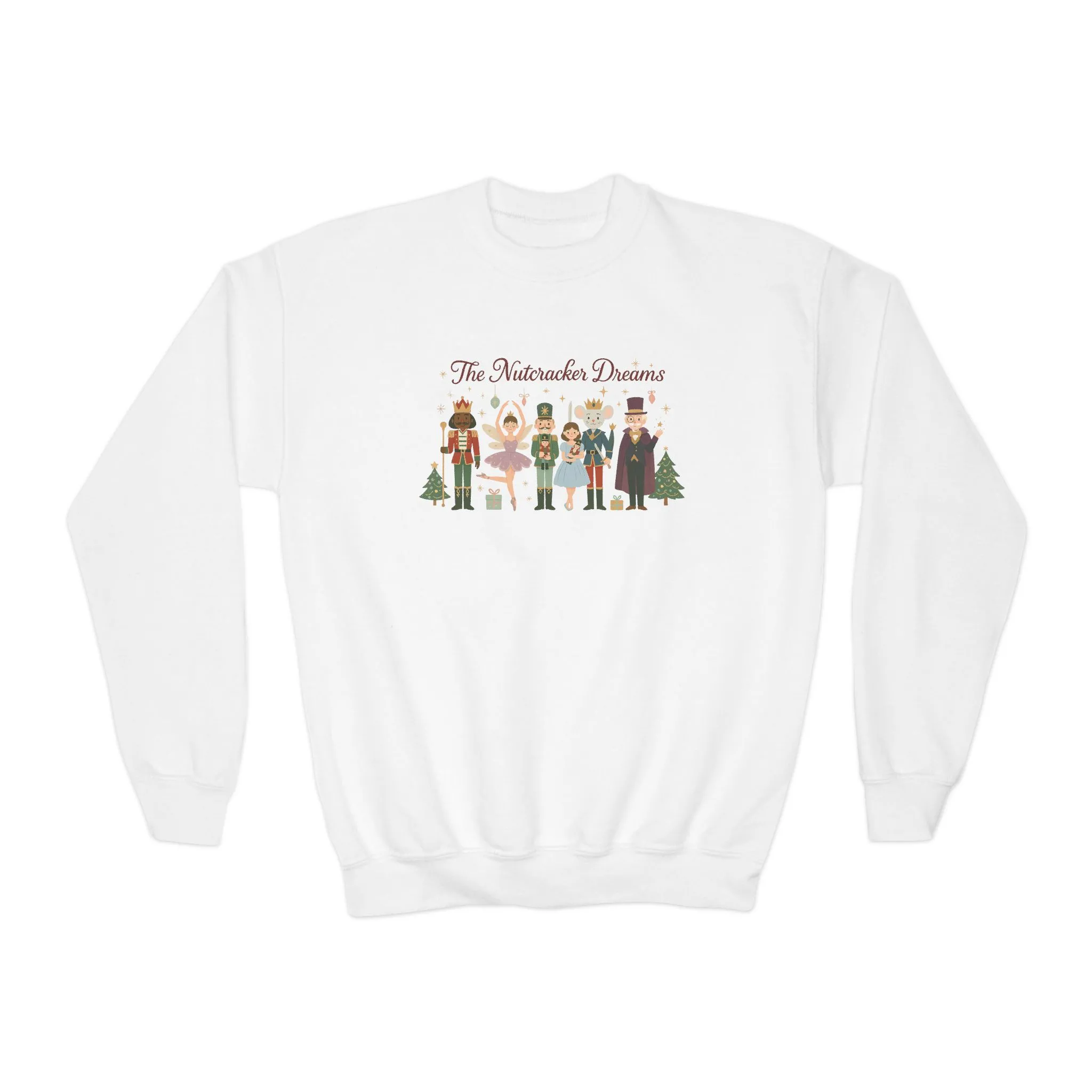 The Nutcracker Dreams Girls Christmas Sweatshirt, Cozy Holiday Sweater, Family - Partner Match Collection - Image 3