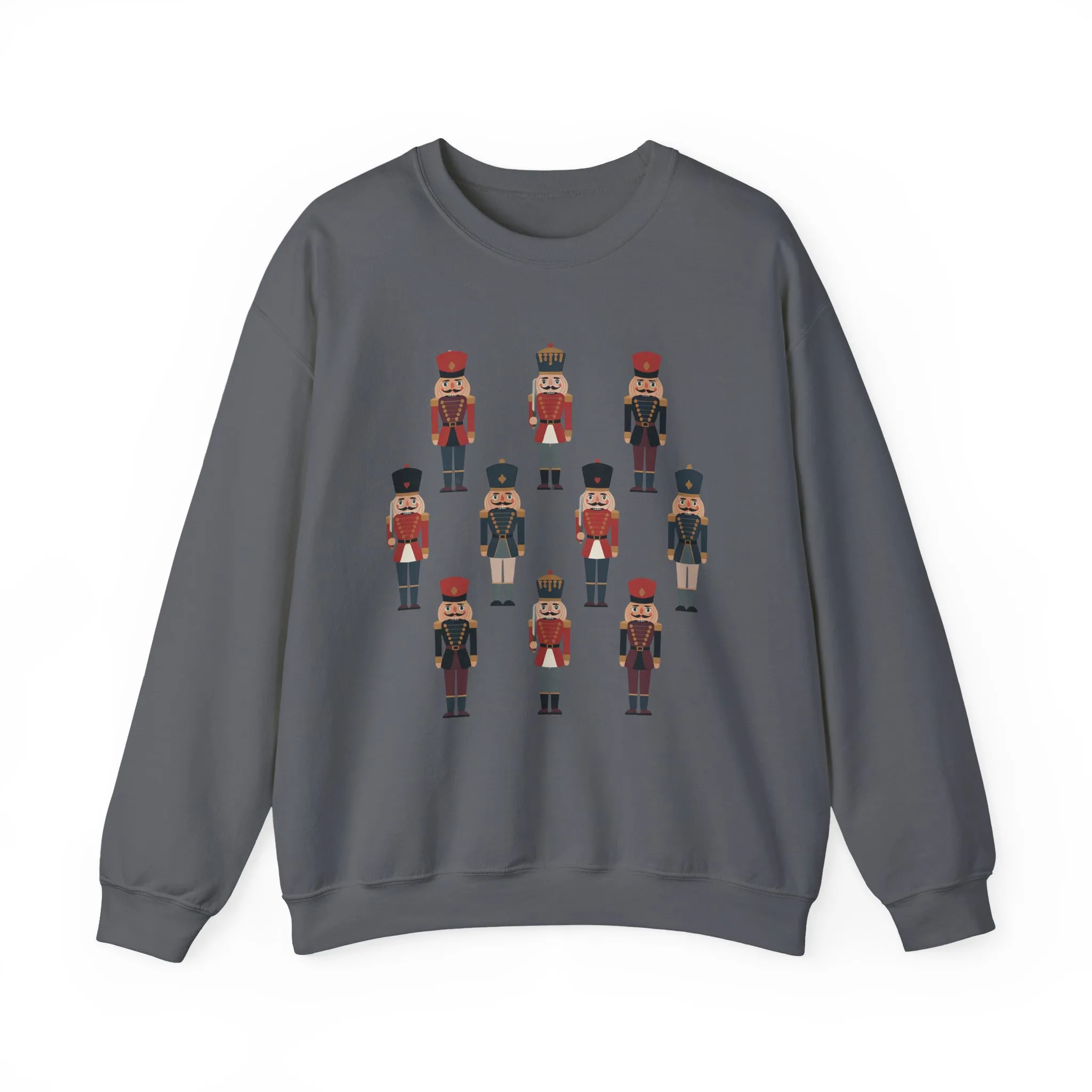 Nutcracker Soldiers Women's Christmas Sweatshirt, Cozy Holiday Sweater, Family - Partner Match Outfit - Image 10