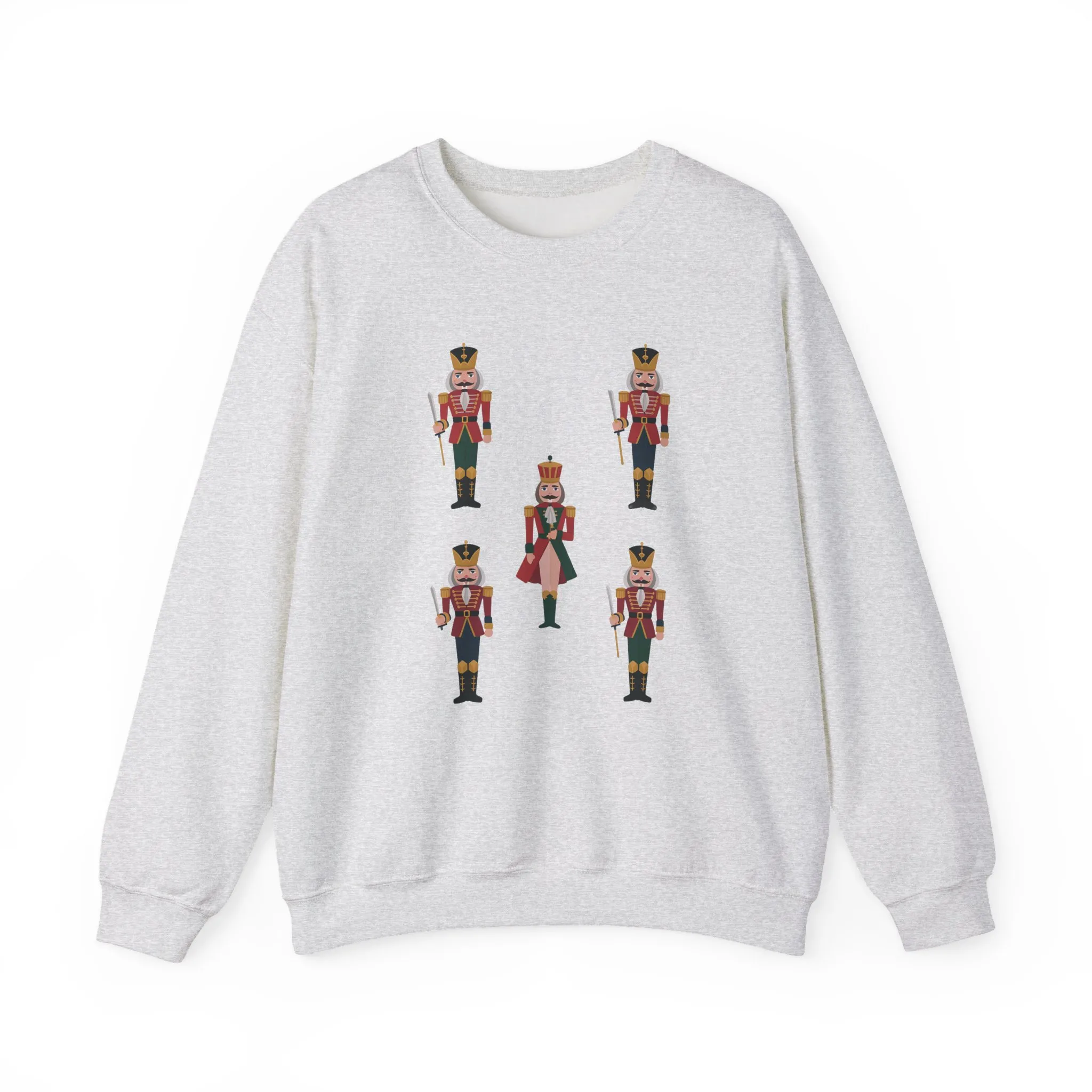 Nutcracker Royal Guard Women's Christmas Sweatshirt, Cozy Holiday Sweater, Family - Partner Match Outfit - Image 4